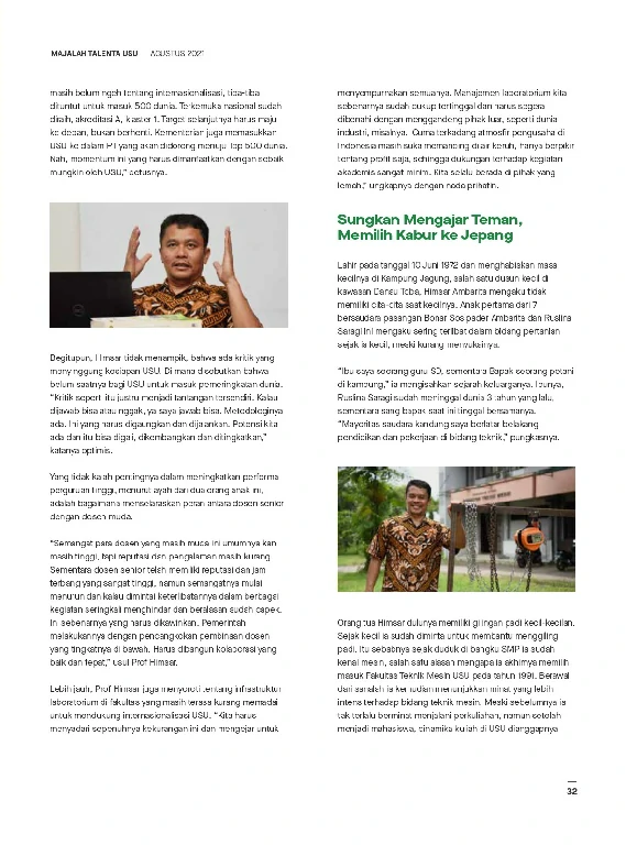 Mata USU Edisi 4 Tahun 2021 page 35