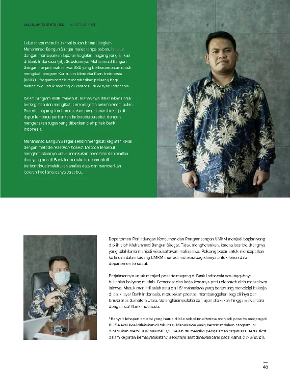 Mata USU Edisi 4 Tahun 2021 page 43