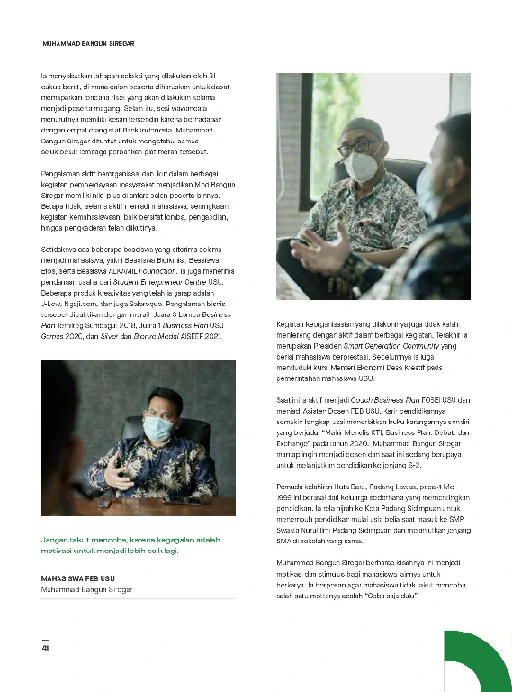Mata USU Edisi 4 Tahun 2021 page 44