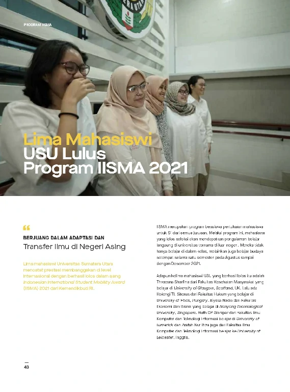 Mata USU Edisi 4 Tahun 2021 page 46