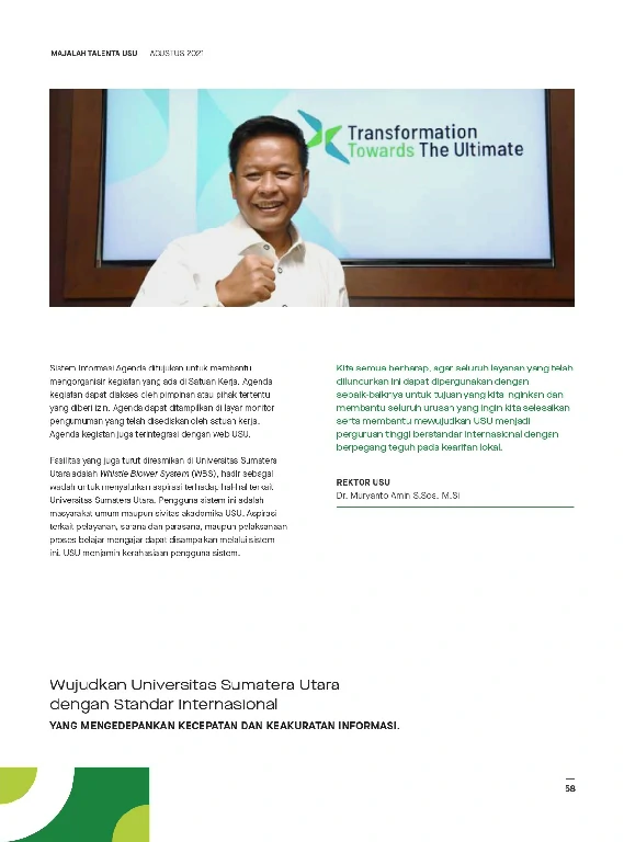 Mata USU Edisi 4 Tahun 2021 page 61