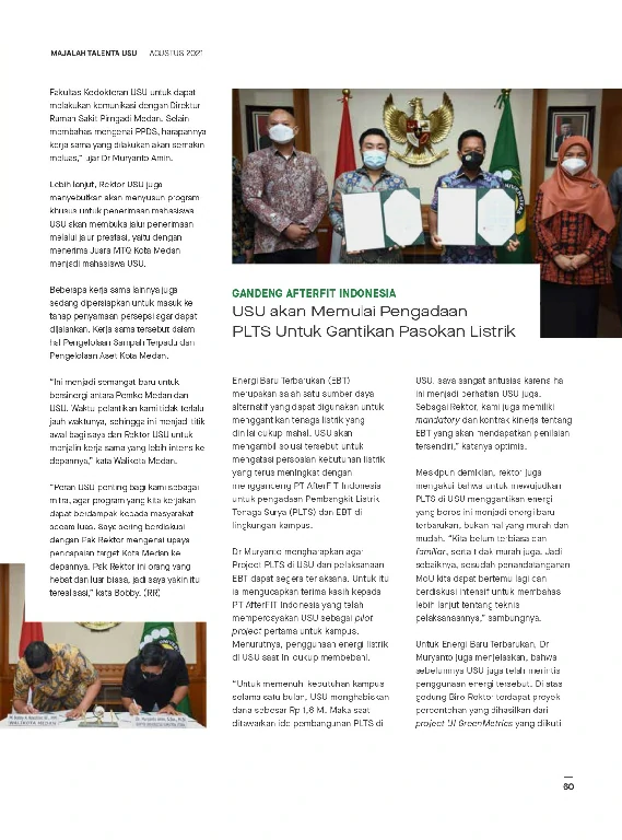 Mata USU Edisi 4 Tahun 2021 page 63