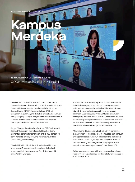 Mata USU Edisi 4 Tahun 2021 page 71