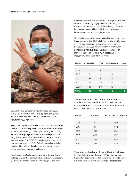 Mata USU Edisi 4 Tahun 2021 page 81