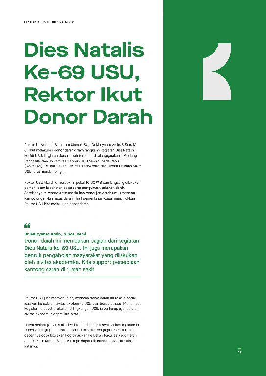 Mata USU Edisi 5 Tahun 2021 page 16
