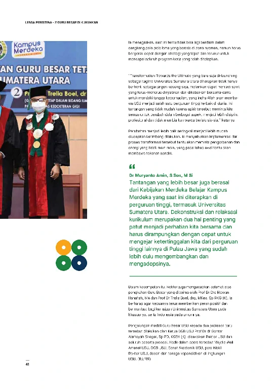 Mata USU Edisi 5 Tahun 2021 page 47